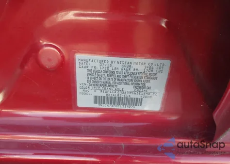 2015 Nissan Versa 1.6 Sv z USA, uszkodzony, nr VIN 3N1CN7AP0FL959271